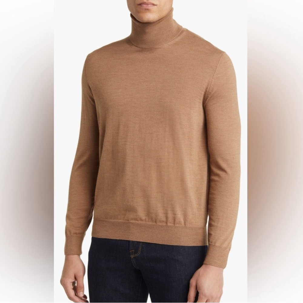 Canali Turtleneck Wool Sweater US 56